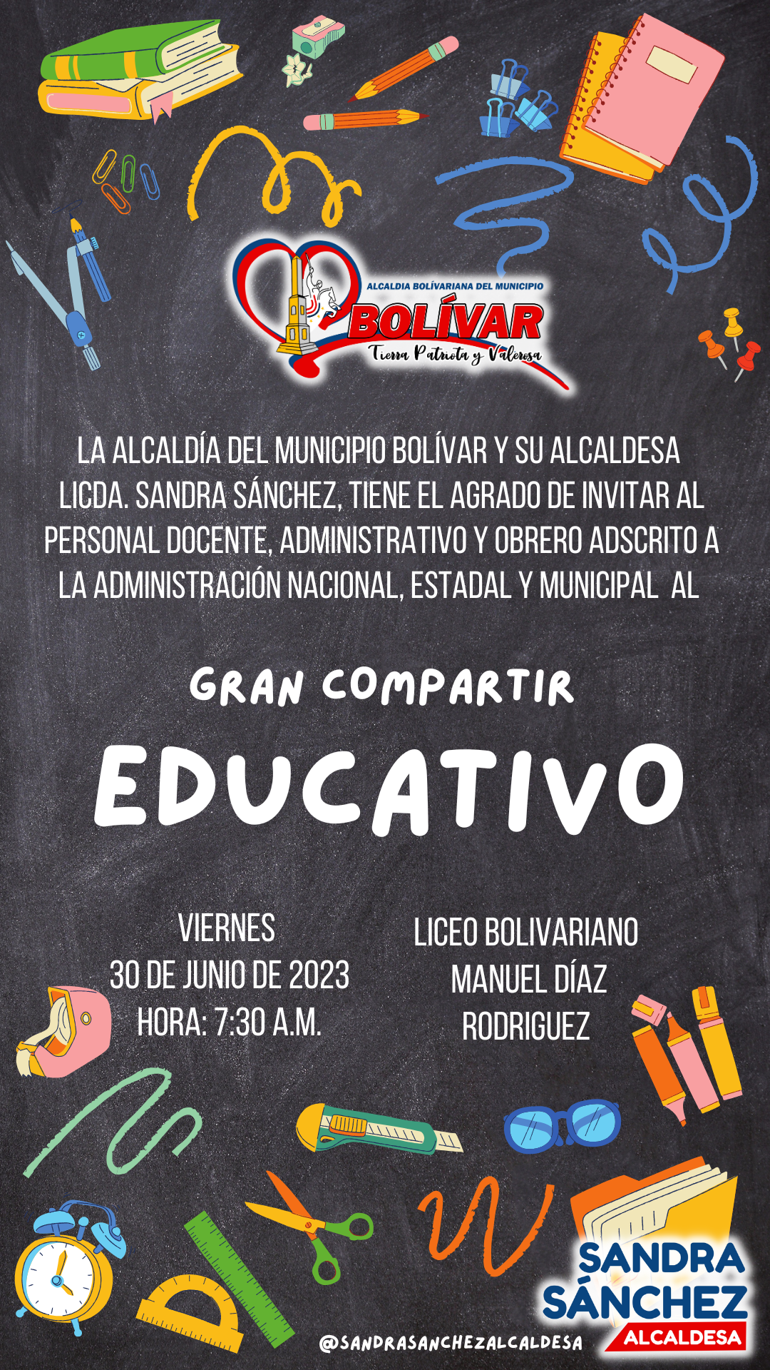 Historia Instagram Stories Dia del Maestro Colorido Divertido